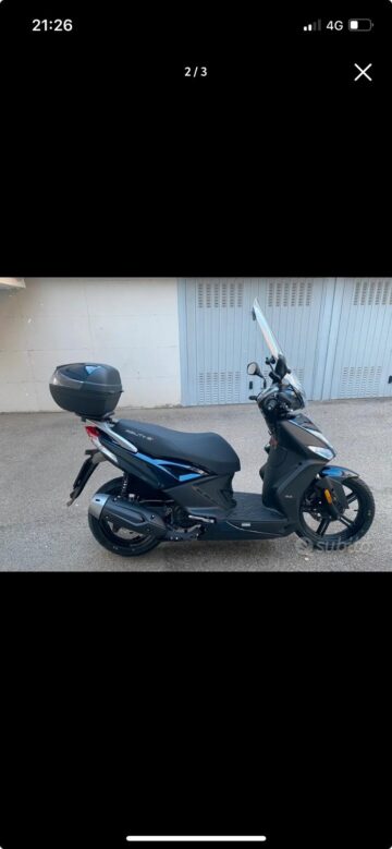 Black scooter